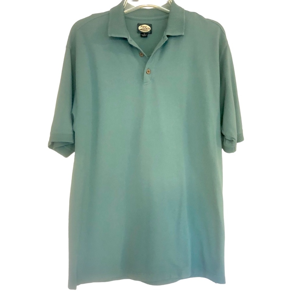 Tommy Bahama Polo Shirt Mens Short Sleeved Medium 100% cotton.